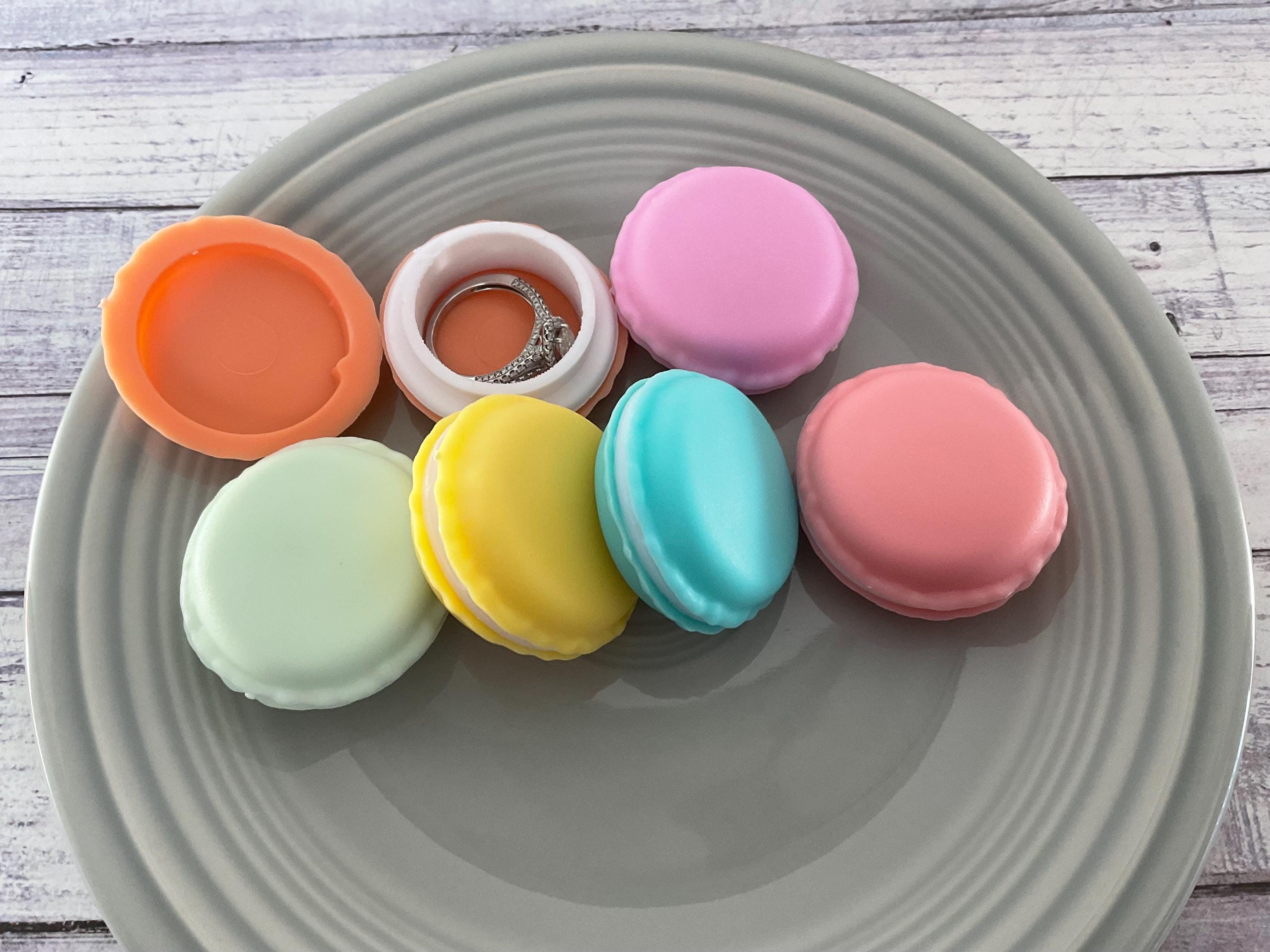 Macaron Trinket Box: Colorful Mini Jewelry Pill Box
