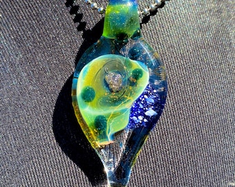 Cosmic Peridot Pendant