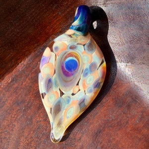 Melon Peacock Pendant