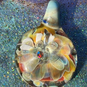 Implosion Pendant with Opal