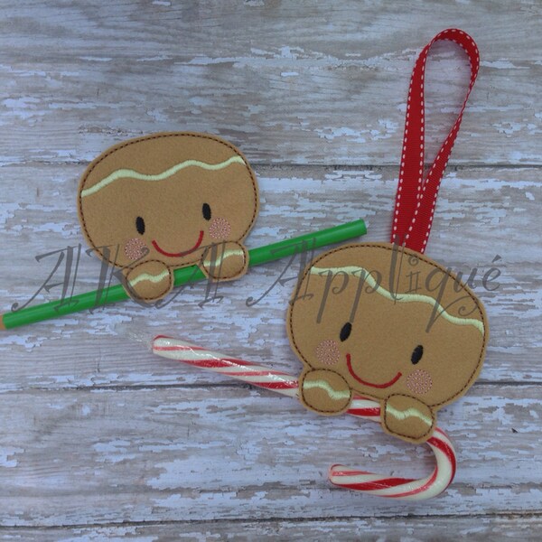 Gingerbread Candy Cane Holder Pattern Etsy