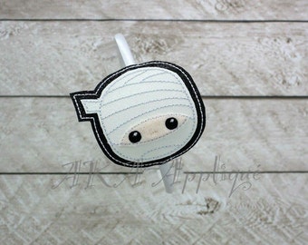 Mummy ITH Headband SLIDER™ Embroidery Design