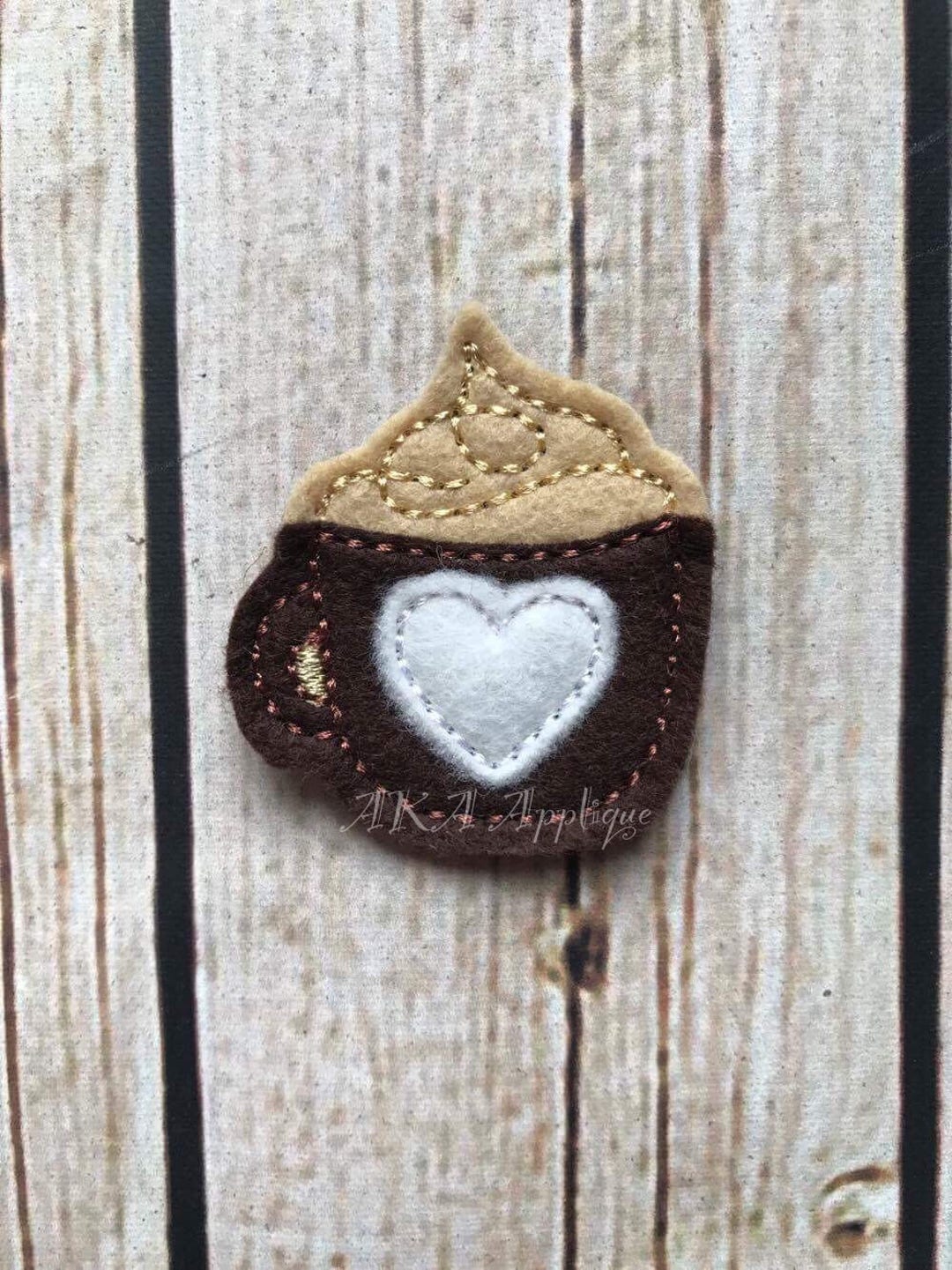 I Heart Cocoa Feltie Embroidery Design - Etsy