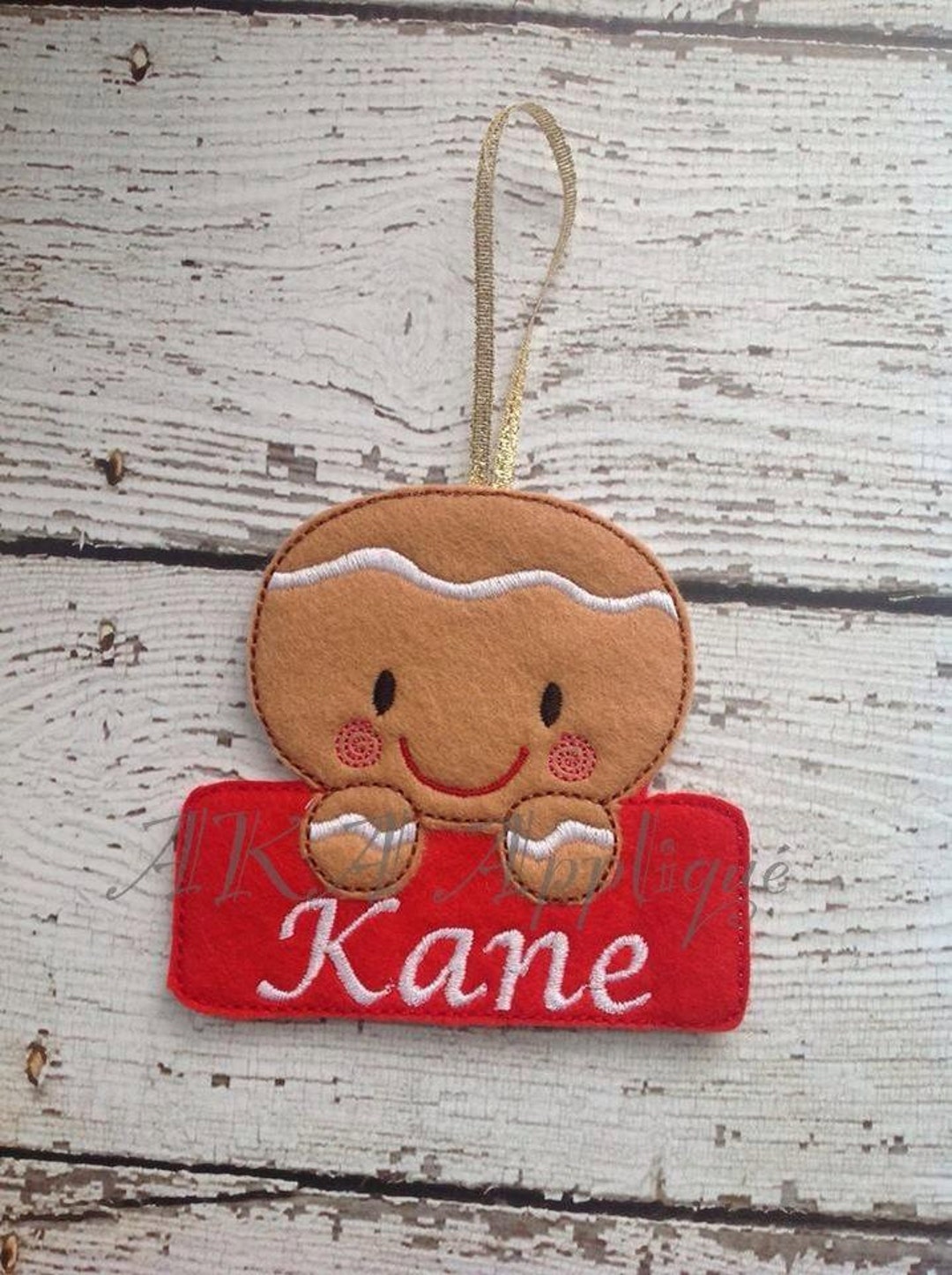 Boy gingerbread ornament