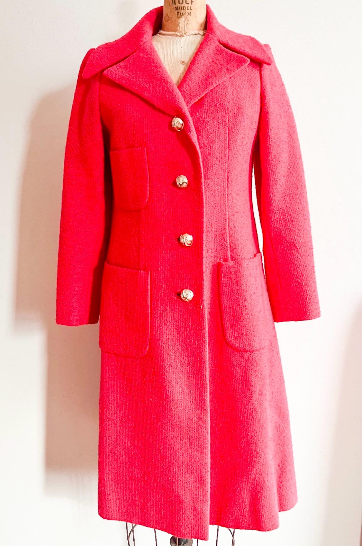 70s Wool Coat - Etsy 70s Wool Coat - Etsy