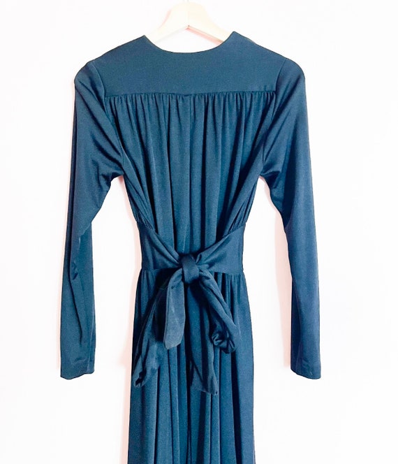 Vintage 70s Deep V Dress - image 5