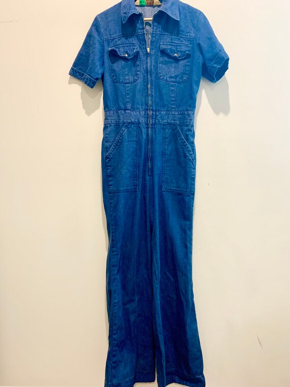 Vintage 70s DENIM JUMPSUIT