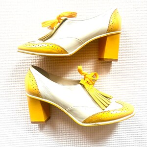 Yellow Loafer Heels - Etsy display picture 2