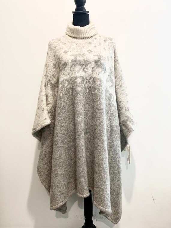 1970s Icelandic Warrior Princess Poncho