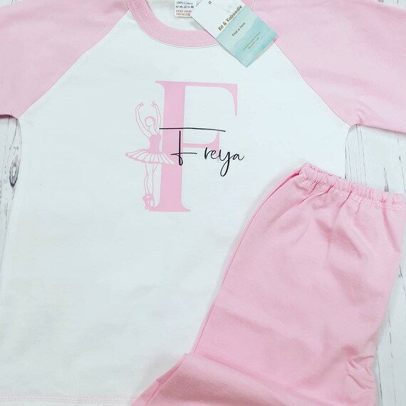 personalised pjs cotton