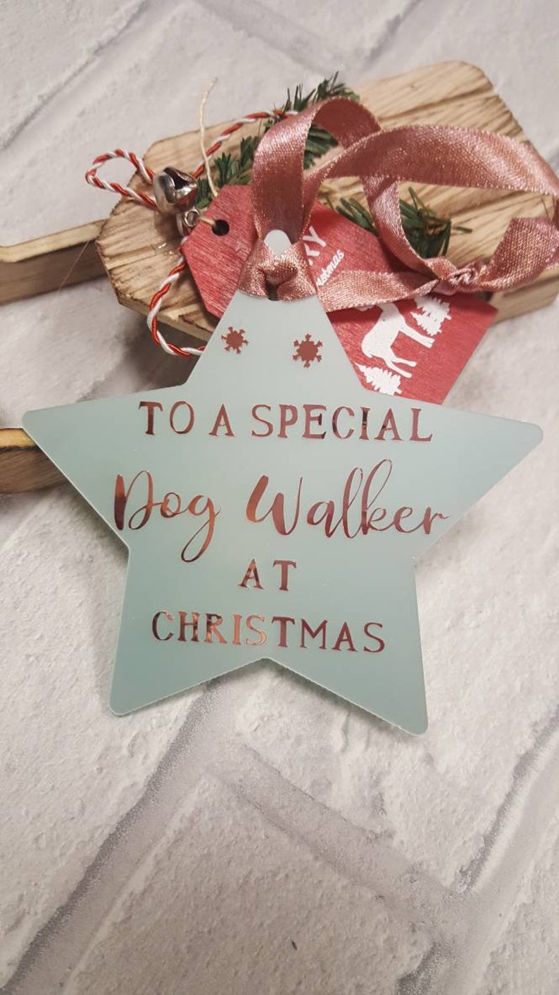 A Special Dog Walker at Christmas / Dog Walker Gift / Doggy Etsy UK