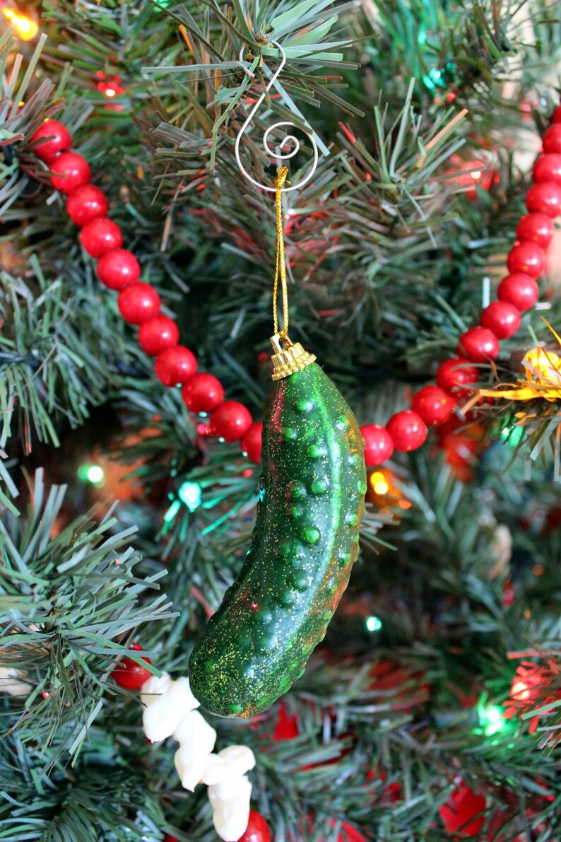 Pickle Ornament German Tradition Christmas Pickle Etsy