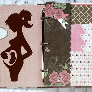 Pregnancy Journal Pregnancy Tracker Pregnancy Memory Book Pregnancy Countdown Baby Bump Book Pregnancy Diary Pregnancy Scrapbook image 2