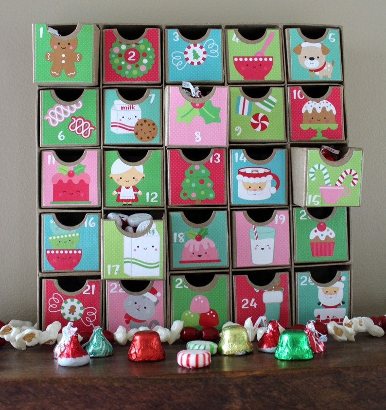 2020 Advent Calendar for Kids Empty Advent Calendar with Etsy