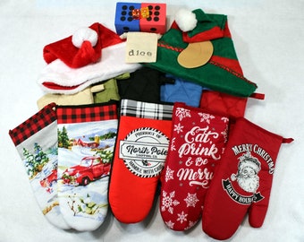 Santa Hat Game, Christmitts Game, Christmas Dice Game, Christmas Trivia Game, Christmas Fun, Christmas Oven Mitts, Christmas Gifts Game