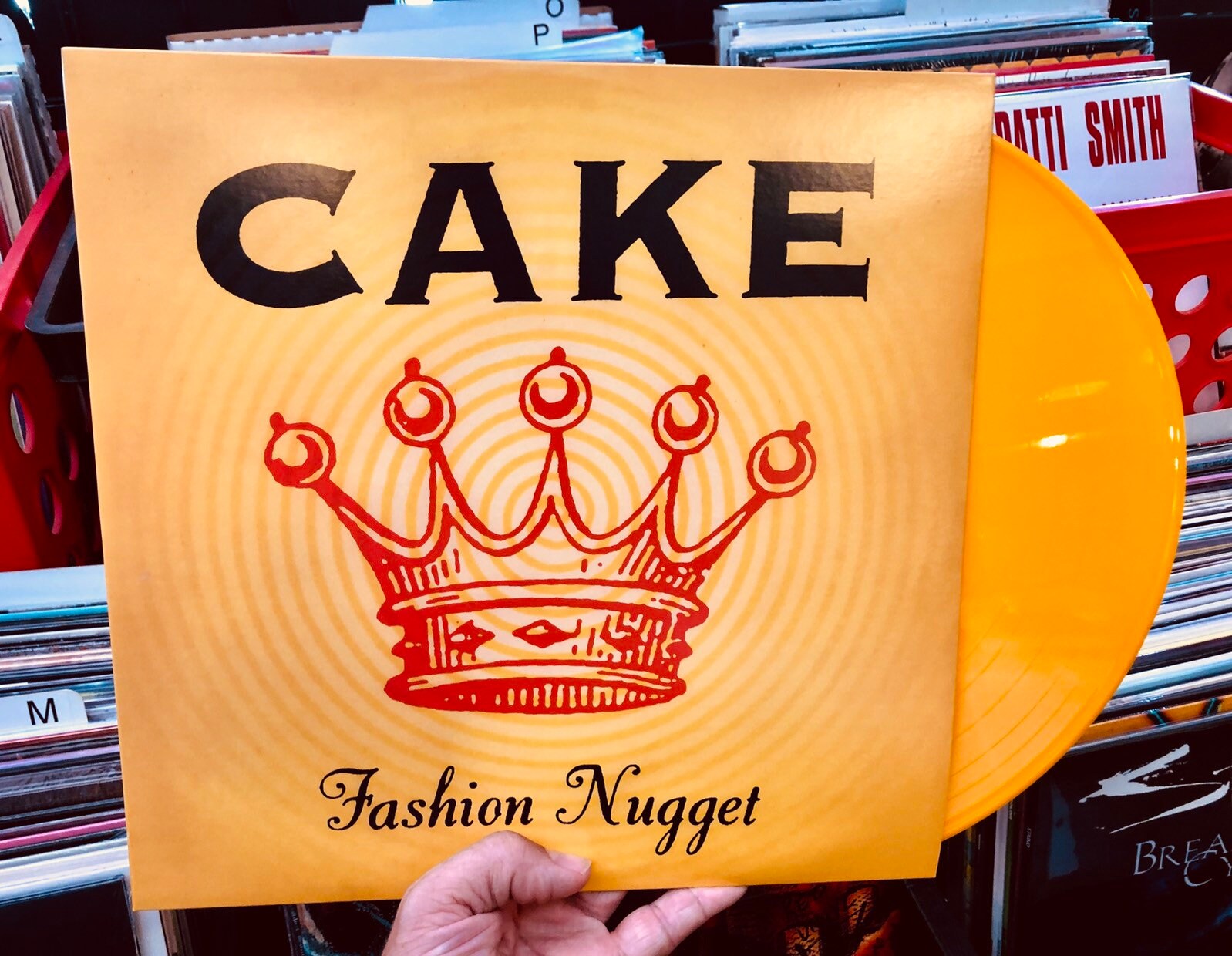 CAKE ‘fashion nugget’ colored vinyl LP record album