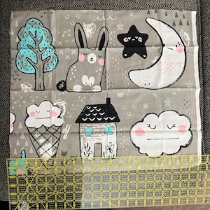Sarah Watts for Cotton + Steel Toy Panel Fat Quarter