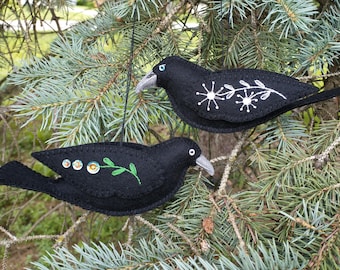Felt Fall Leaf Ornament Sewing Pattern PDF Download