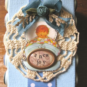 OOAK Baby Keepsake Box * Baby Boy Gift Box Handmade * Baby Keepsake * Baby Shower Gift * Newborn Boy * Baby Boy Box * New Mom * CardsinStock