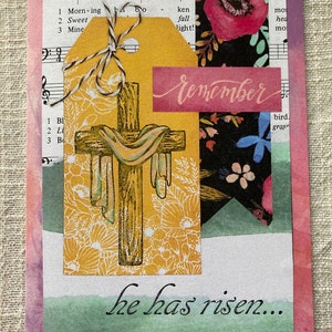 Christian Easter Card he has risen image 1