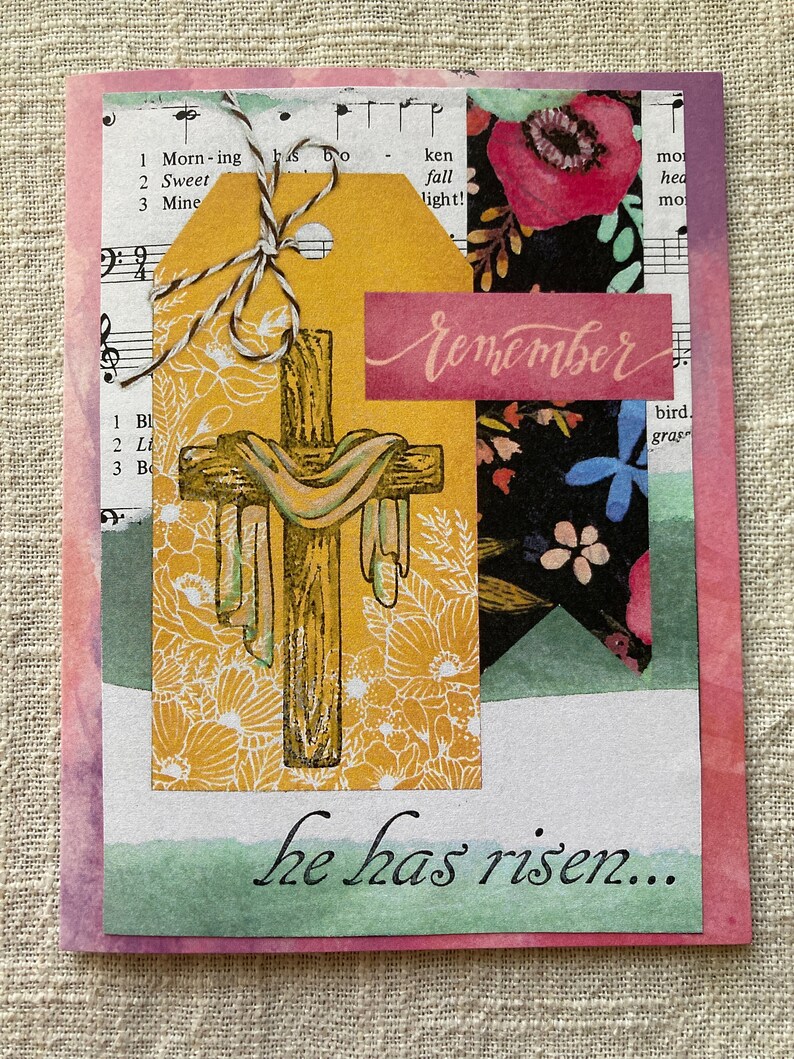 Christian Easter Card he has risen image 1