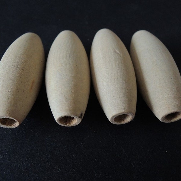 10Pcs 50x20mm  Wood barrel (W124)