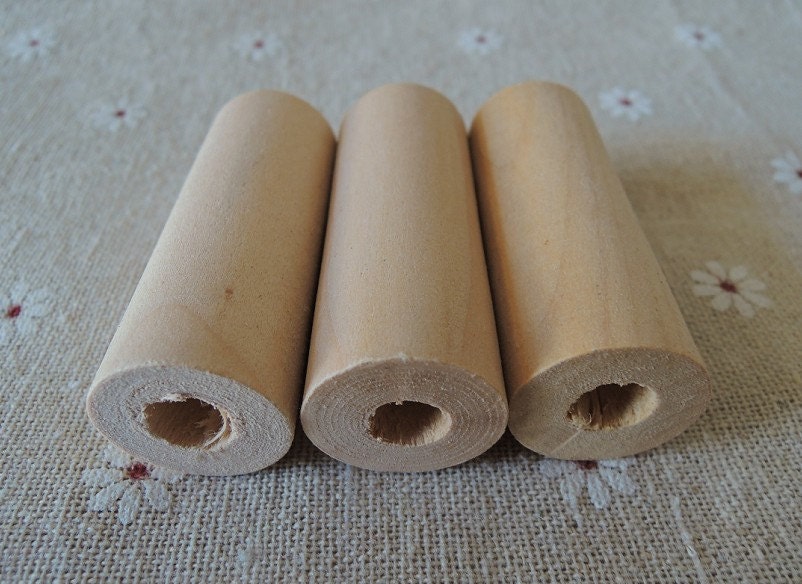 Solid Pine Wood Rods Cylinder Column Blanks Wooden Craft Supplies DIY Ø  10-50mm