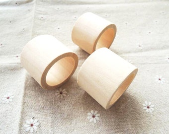 4Pcs  40x30x30mm  large Wood  Tube ( NW070)