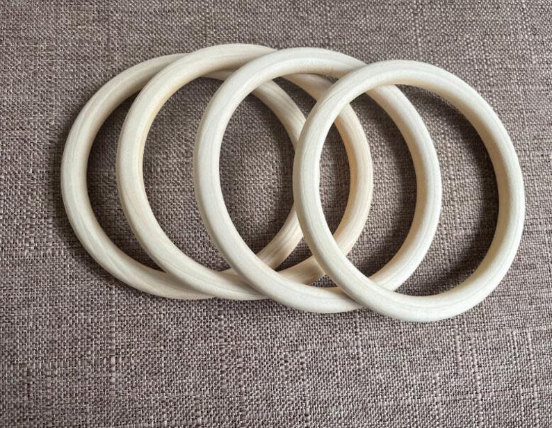 10Pcs no paint Natural Wood Bangle Wood ring 65/69mm for your handmade W340 image 2