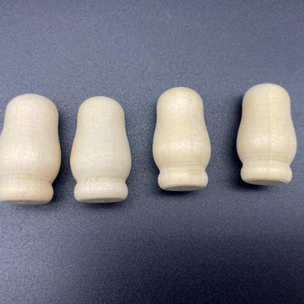 50 Bambole Di Legno Non Finite Con Matite - Per Fai Da Te E Decorazioni