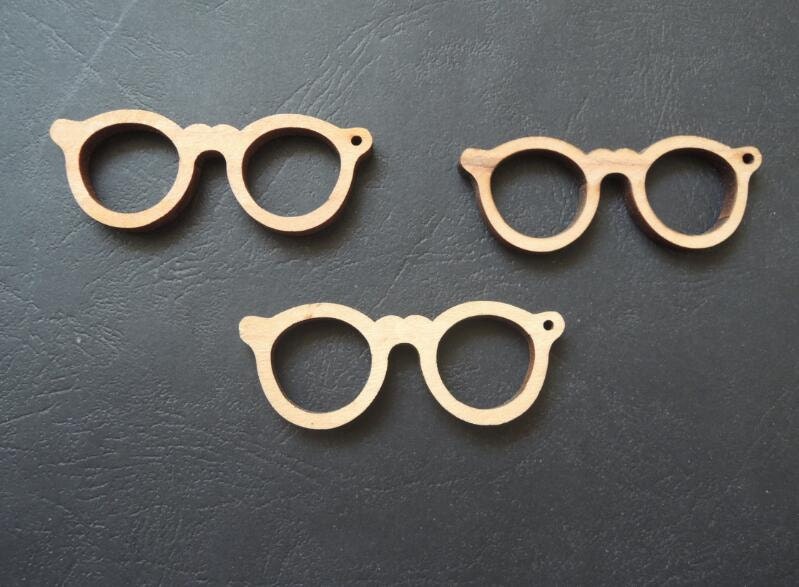 5pcs 69x26mm Wood Eyeglass Pendant Charm No Varnish NW183 Etsy Australia
