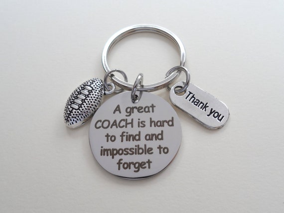 Great Coach is Hard to Find Coach Keychain Running Coach Gifts Infinity Collection Cross Country Coach Keychain