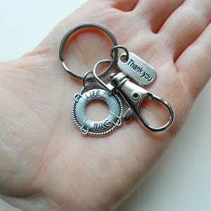 Volunteer Appreciation Gift Keychain, Lifesaver Charm, Volunteer Gift ...