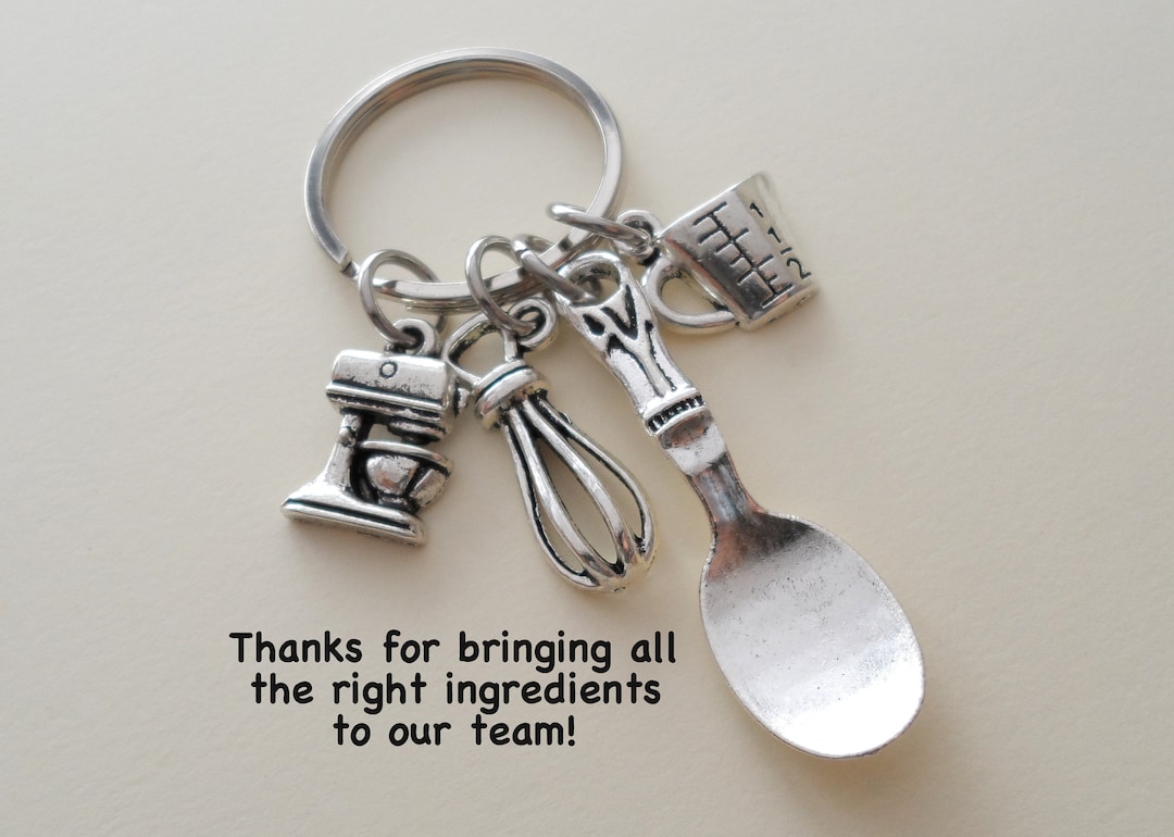 Baker's Keychain, Bakery Employee Appreciation Gift, Gift for Baking ...