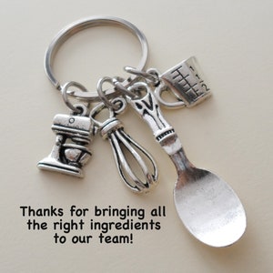 Baker's Keychain, Bakery Employee Appreciation Gift, Gift for Baking ...