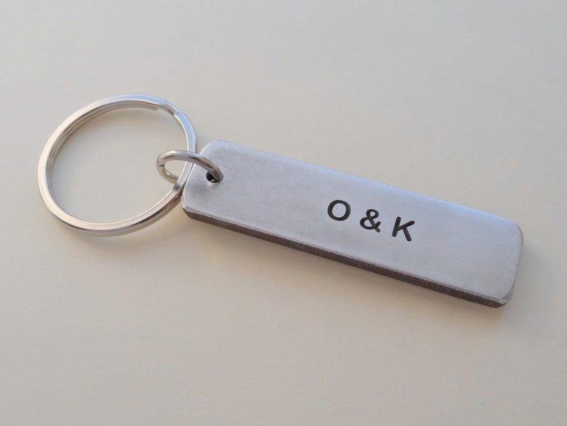 GPS Keychain Personalized Keychain Husband Gift Location Keychain Coordinates Keychain Latitude Longitude Keychain Couples Keychain