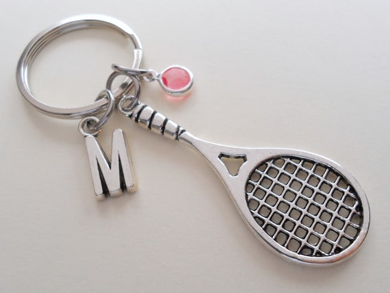 Tennis keychain clearance