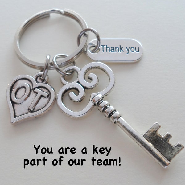 Occupational Therapist Appreciation Gift, Keychain Gift for OT, OT Appreciation Gift, Thank You Gift for Occupational Therapist