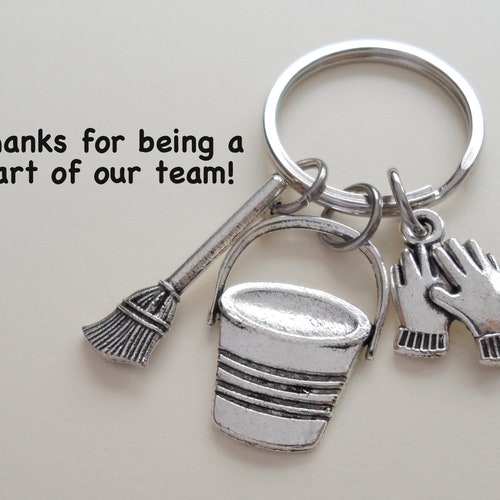 Housekeeping Appreciation Gift Keychain Cleaning Crew - Etsy
