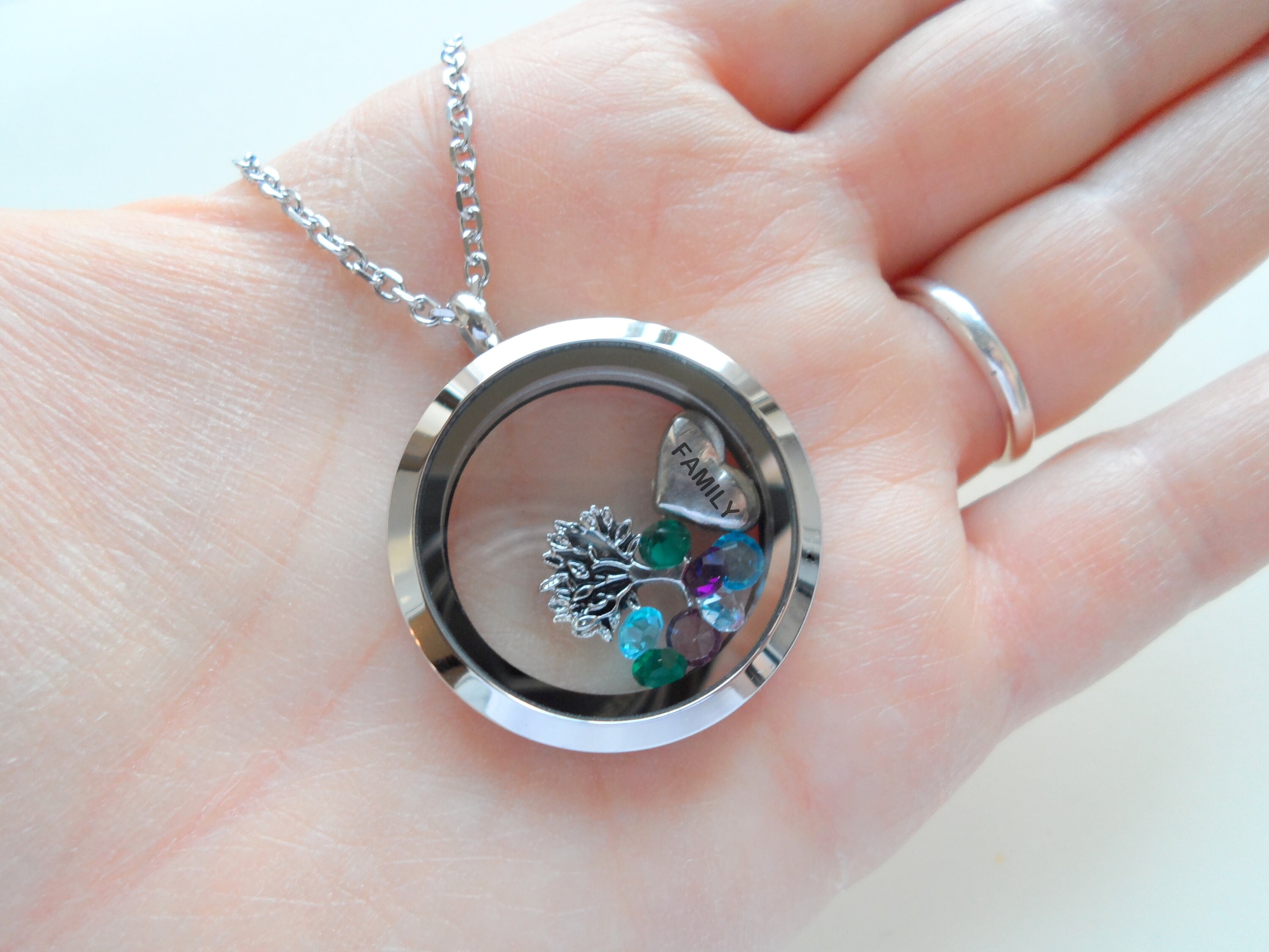 Floating Charm Locket — Made With Love Keepsakes Breastmilk