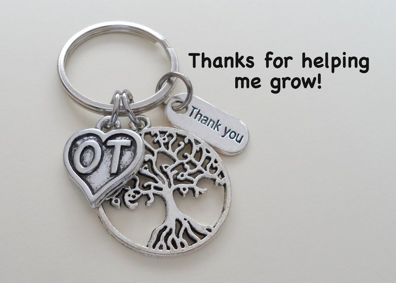 Occupational Therapist Appreciation Gift, Keychain Gift for OT, OT Appreciation Gift, Thank You Gift for Occupational Therapist 