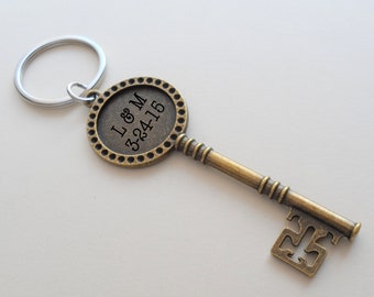 Infinite Love Personalized Lock and Key Keepsake Engraved - Etsy