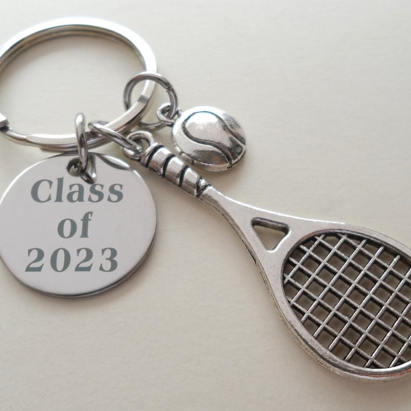 Tennis Graduation Keychain Etsy