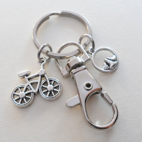 Bicycle Keychain Etsy