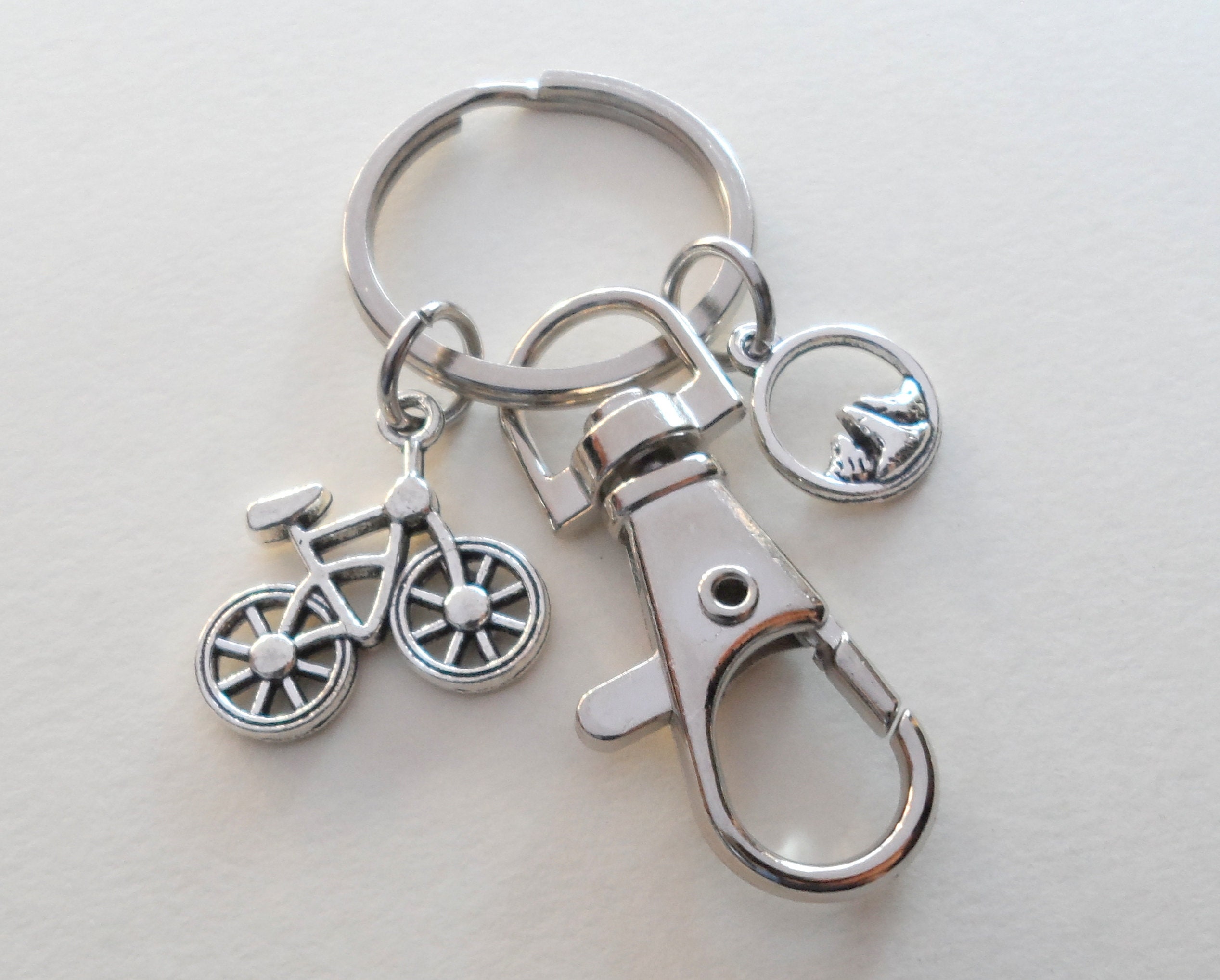 JewelryEveryday Custom Personalized Aluminum Anniversary Calendar Keychain