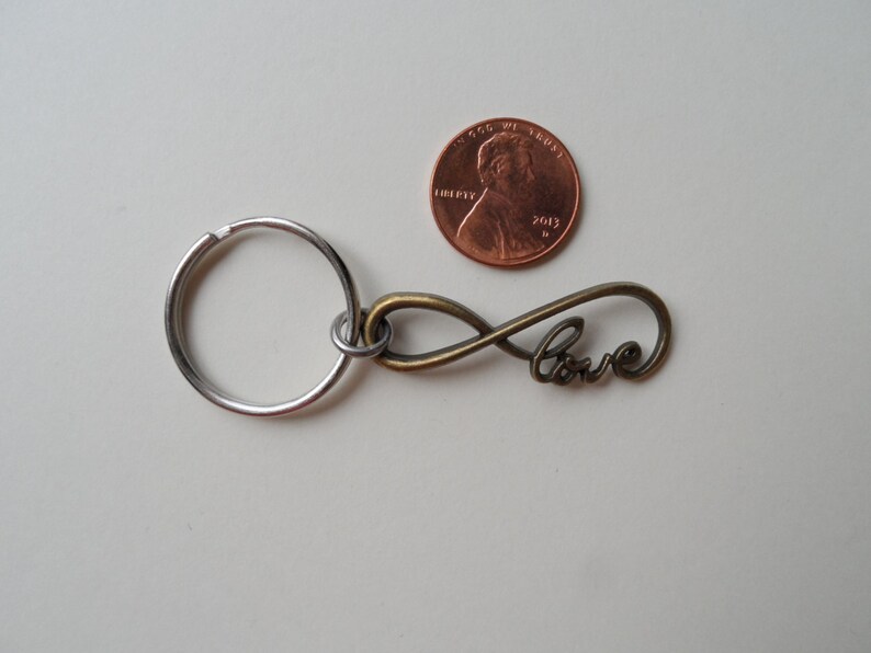 Infinity Keychain Infinite Love Keychain Gift Couples Etsy