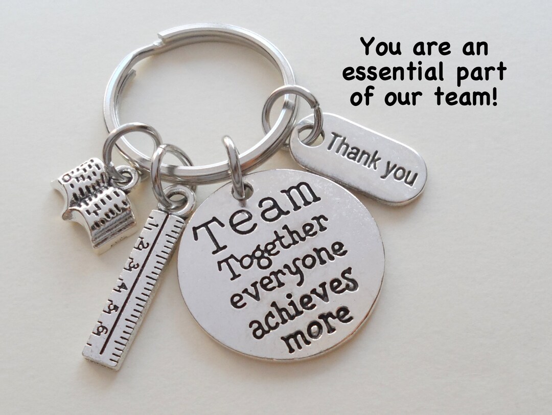 Teacher Appreciation Gift Keychain, Preschool, School Staff, Volunteers