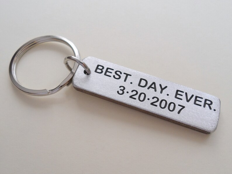 GPS Keychain Personalized Keychain Husband Gift Location Keychain Coordinates Keychain Latitude Longitude Keychain Couples Keychain