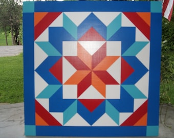2' x 2' Barn Quilt With Special Pattern