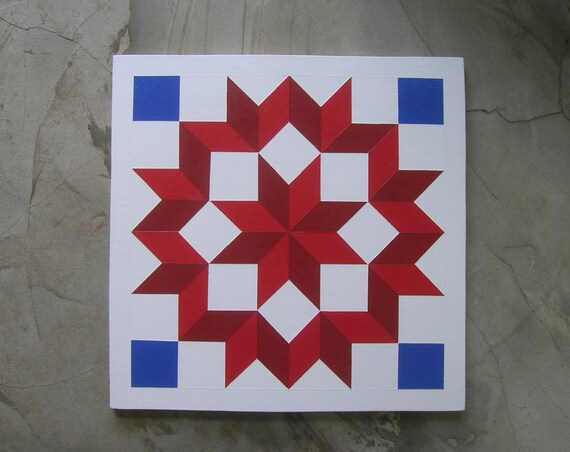 1 1 2 X 1 1 2 Barn Quilt Painted Wood Panel With Etsy